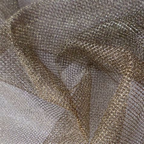 metallic mesh fabric crafts|flexible metal mesh fabric.